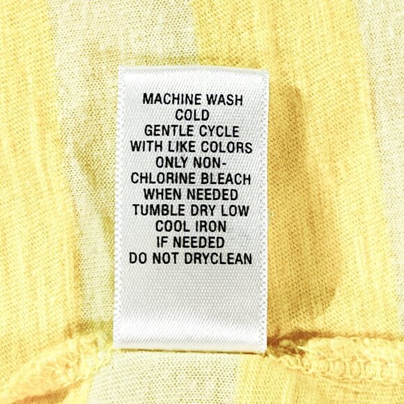 Nollie Tank | Yellow Striped | Racer Back | Size Large | Y2K | Lightweight - Picture 10 of 10